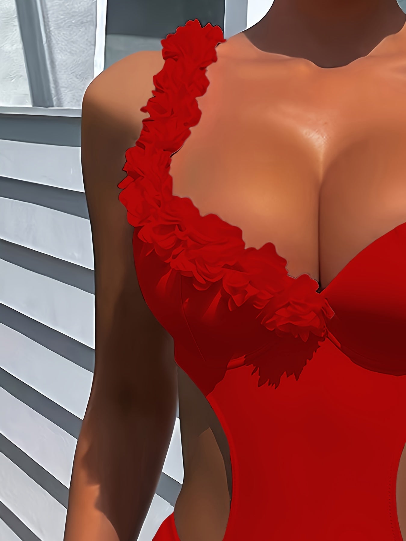 Maillot de Bain Une Pièce Couverture Intégrale Femme - Fermeture Éclair & Taille Ajustable - BMYANY
