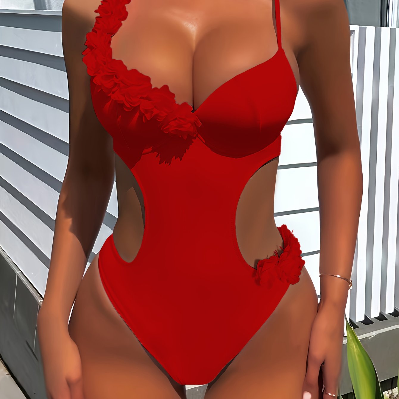 Maillot de Bain Une Pièce Couverture Intégrale Femme - Fermeture Éclair & Taille Ajustable - BMYANY