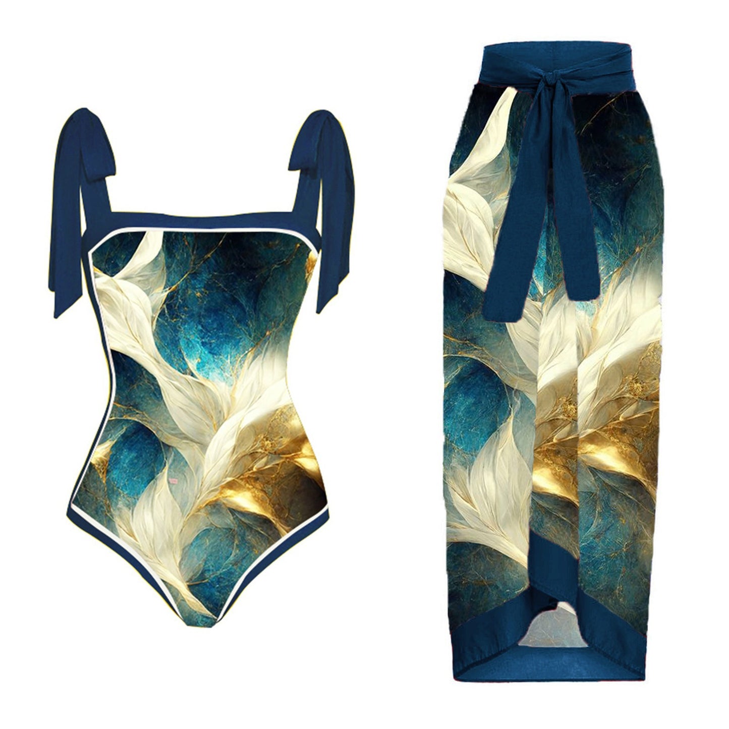 Maillot de Bain Une Pièce Imprimé pour Femme - BMYANY