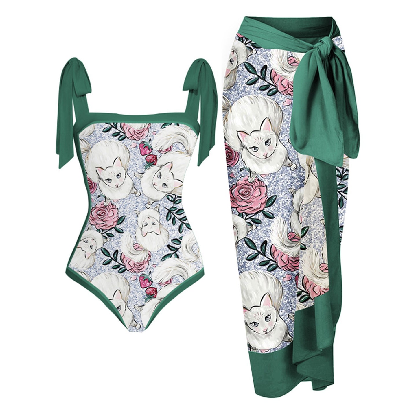 Maillot de Bain Une Pièce Imprimé pour Femme - BMYANY