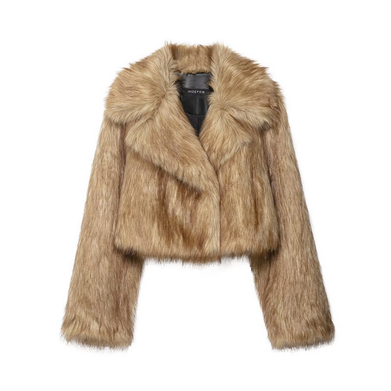 Manteau Court Femme Fourrure Synthétique - BMYANY