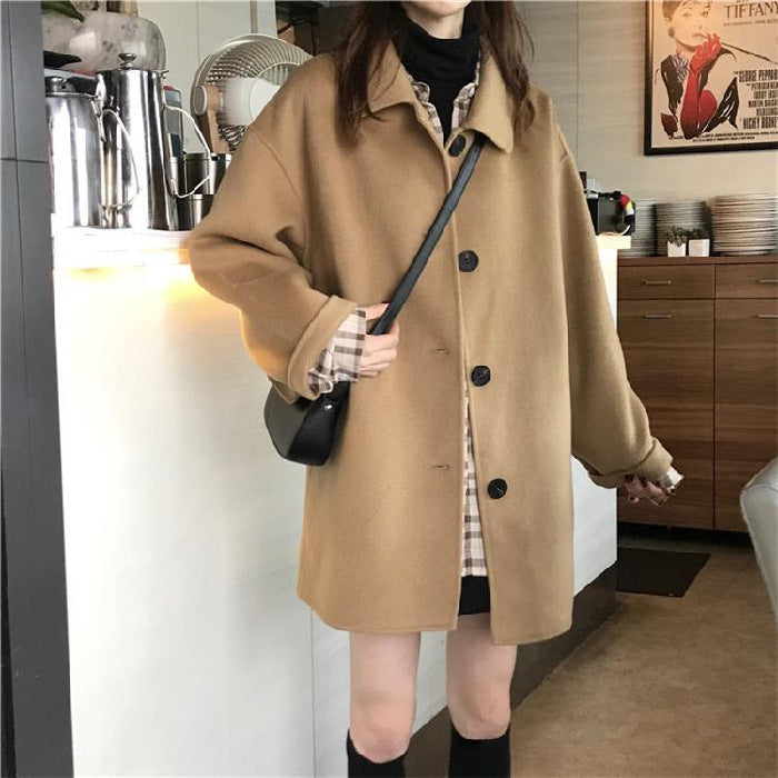 Manteau Femme Mi-Long Style Coréen Ample - BMYANY