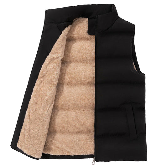 Manteau doublé polaire d’hiver Veste gilet de plein air pour hommes - BMYANY