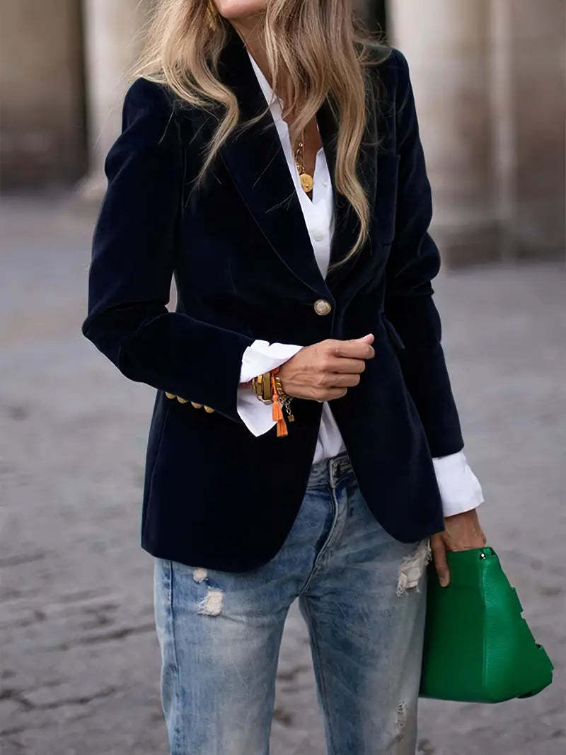 Manteau élégant uni pour femmes - Veste blazer - BMYANY