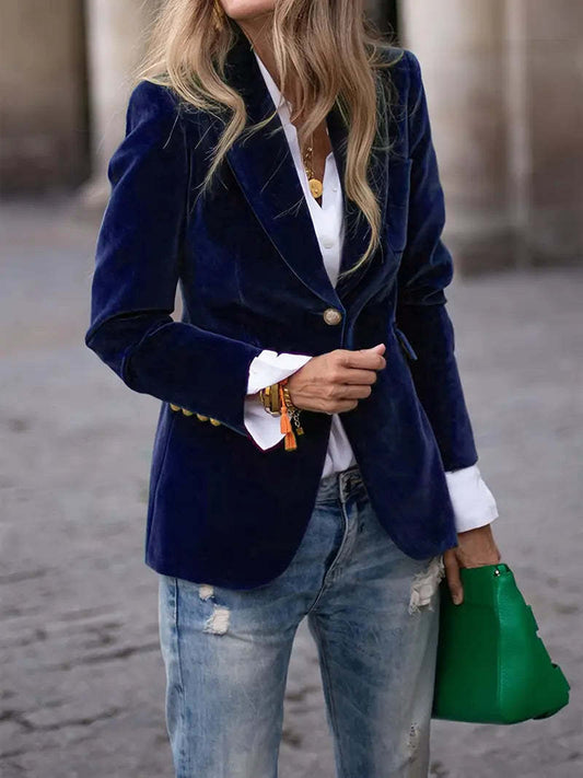 Manteau élégant uni pour femmes - Veste blazer - BMYANY