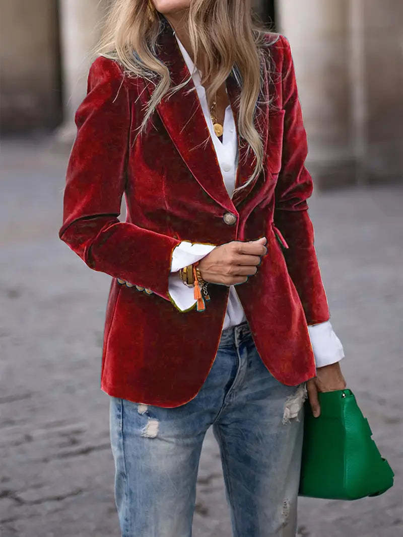 Manteau élégant uni pour femmes - Veste blazer - BMYANY