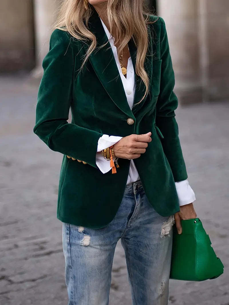 Manteau élégant uni pour femmes - Veste blazer - BMYANY