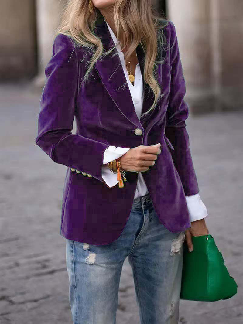 Manteau élégant uni pour femmes - Veste blazer - BMYANY
