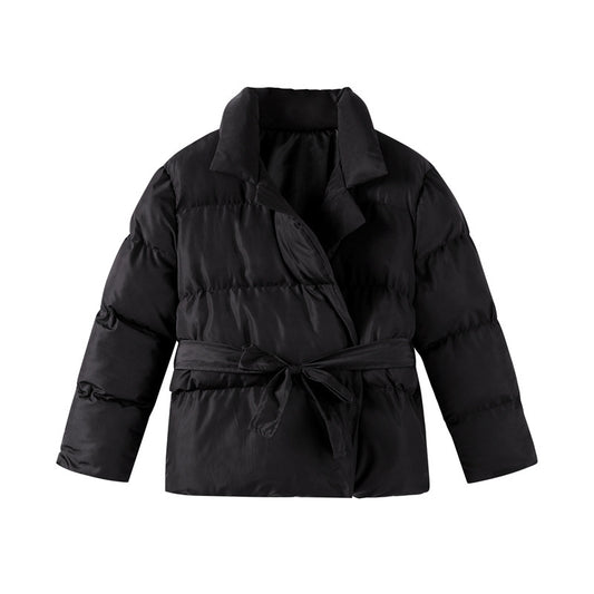 Manteau portefeuille Femme Lacets - taille cintrée col revers - BMYANY