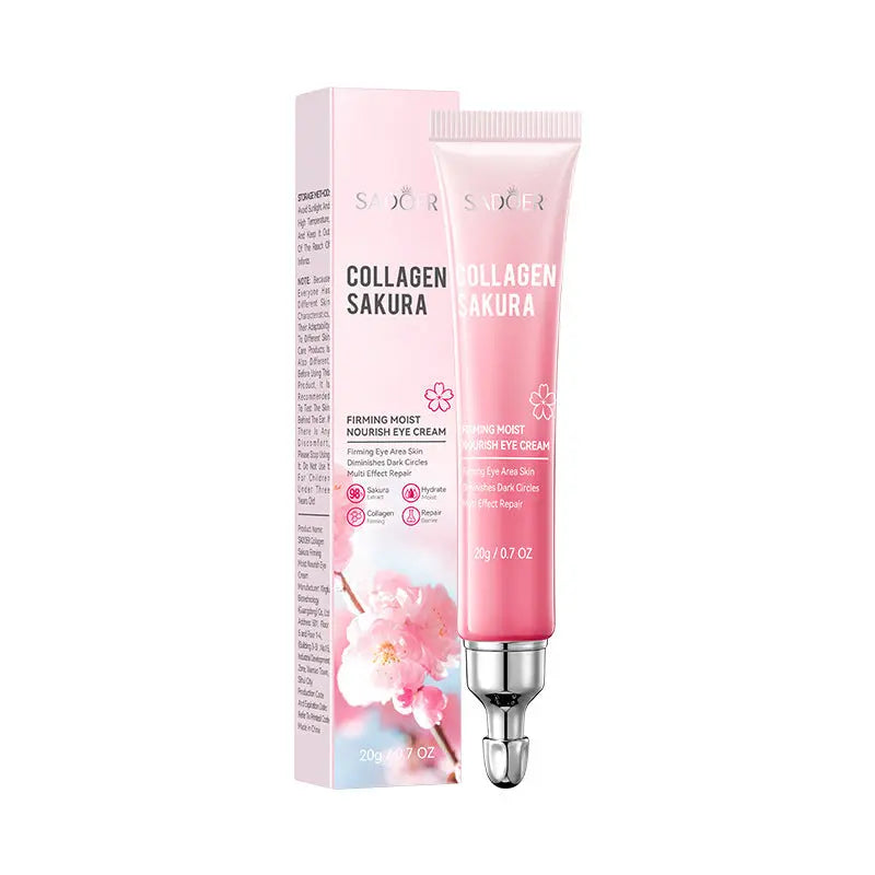 Moisturizing Elastic And Tender Eye Cherry Blossom Collagen Eye Cream - BMYANY