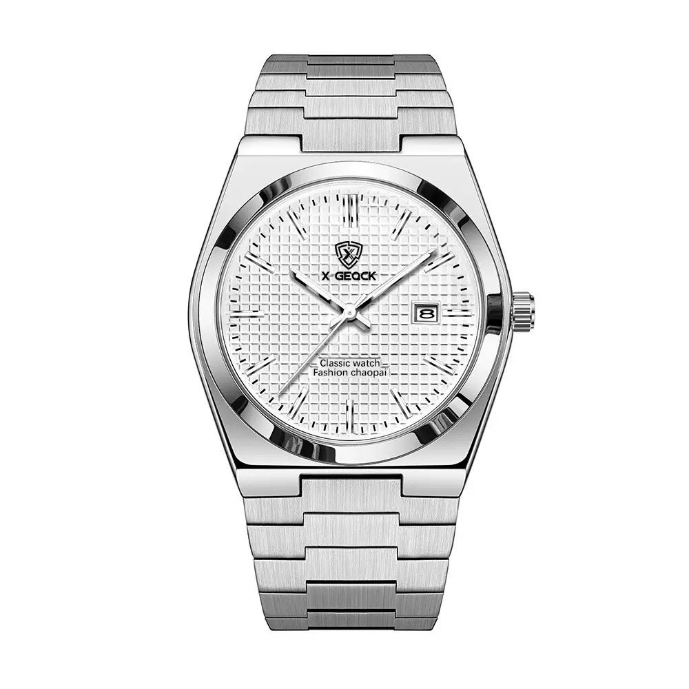 Montre Homme Quartz Suisse Fermoir Papillon - BMYANY