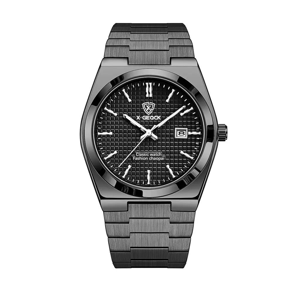 Montre Homme Quartz Suisse Fermoir Papillon - BMYANY