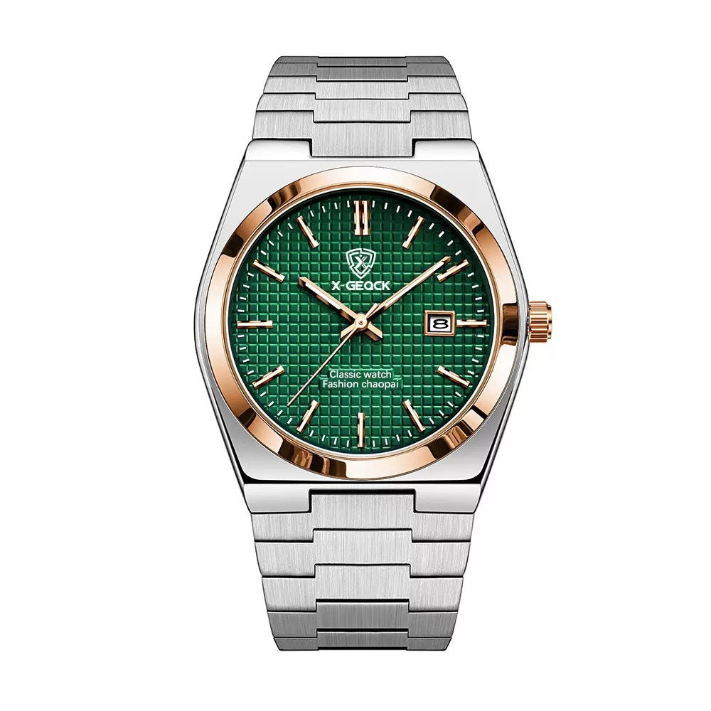Montre Homme Quartz Suisse Fermoir Papillon - BMYANY