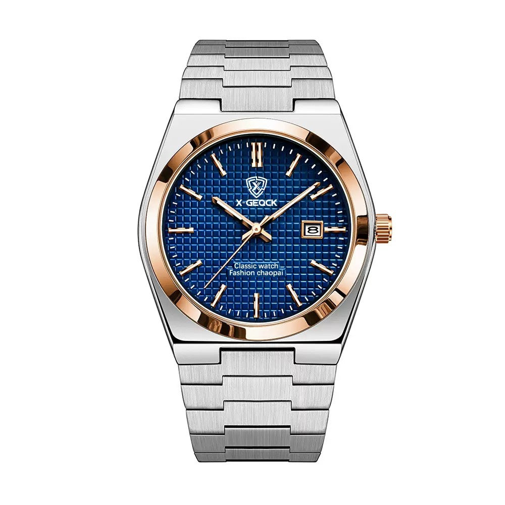 Montre Homme Quartz Suisse Fermoir Papillon - BMYANY