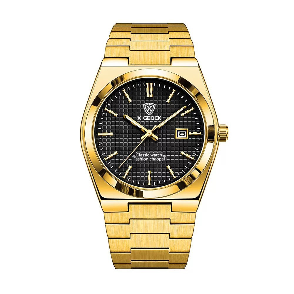 Montre Homme Quartz Suisse Fermoir Papillon - BMYANY