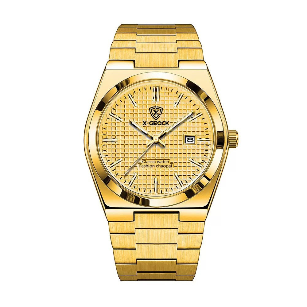 Montre Homme Quartz Suisse Fermoir Papillon - BMYANY