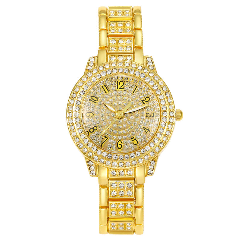 Montre Étoilée Féminine Diamant Chiffres Romains - BMYANY