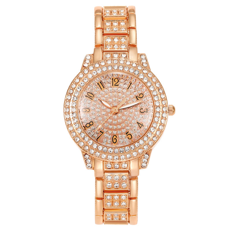 Montre Étoilée Féminine Diamant Chiffres Romains - BMYANY