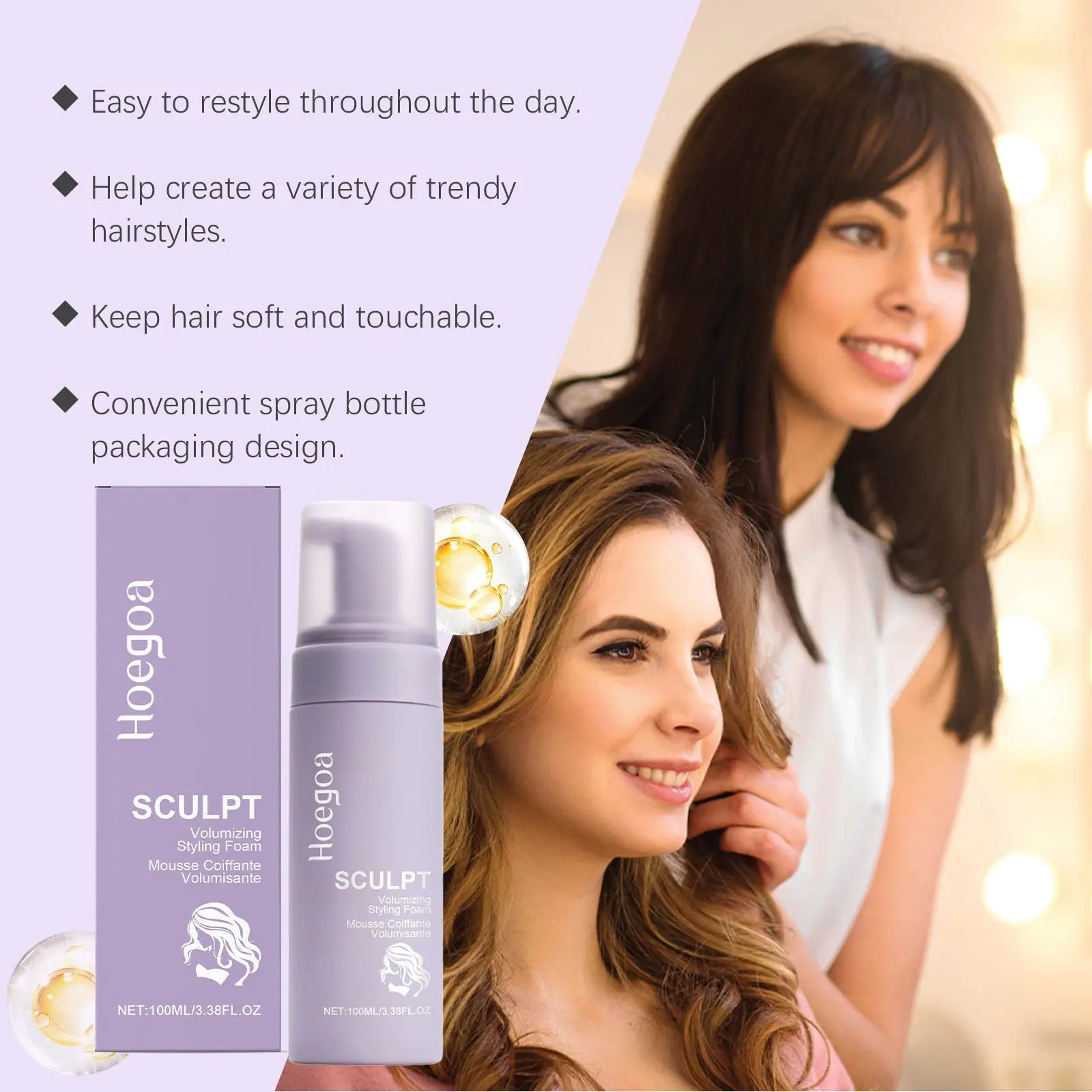 Mousse Coiffante Volume Contrôle Sébum Rafraîchissante - BMYANY