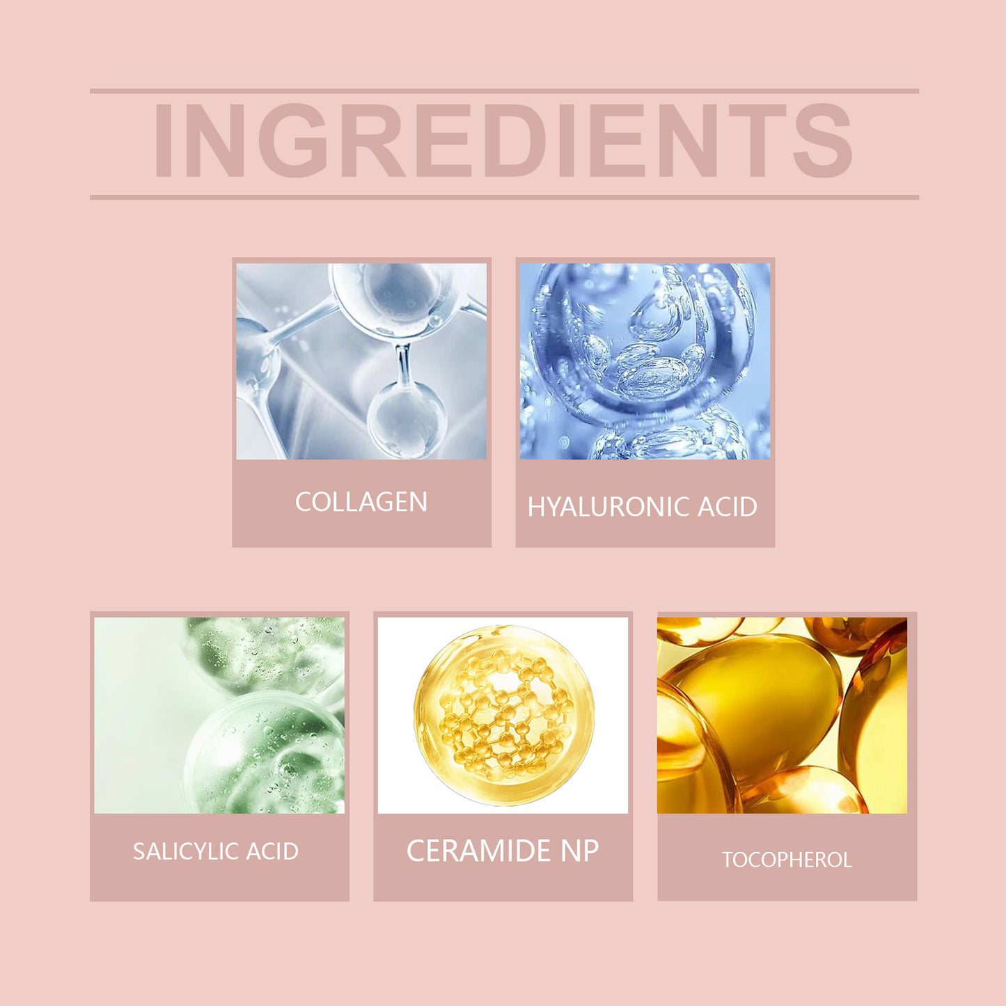 Masque déchirant au collagène Nettoyage doux