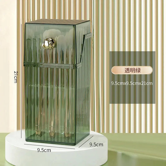 Organisateur Pinceaux Maquillage avec Couvercle Anti-Poussière - BMYANY