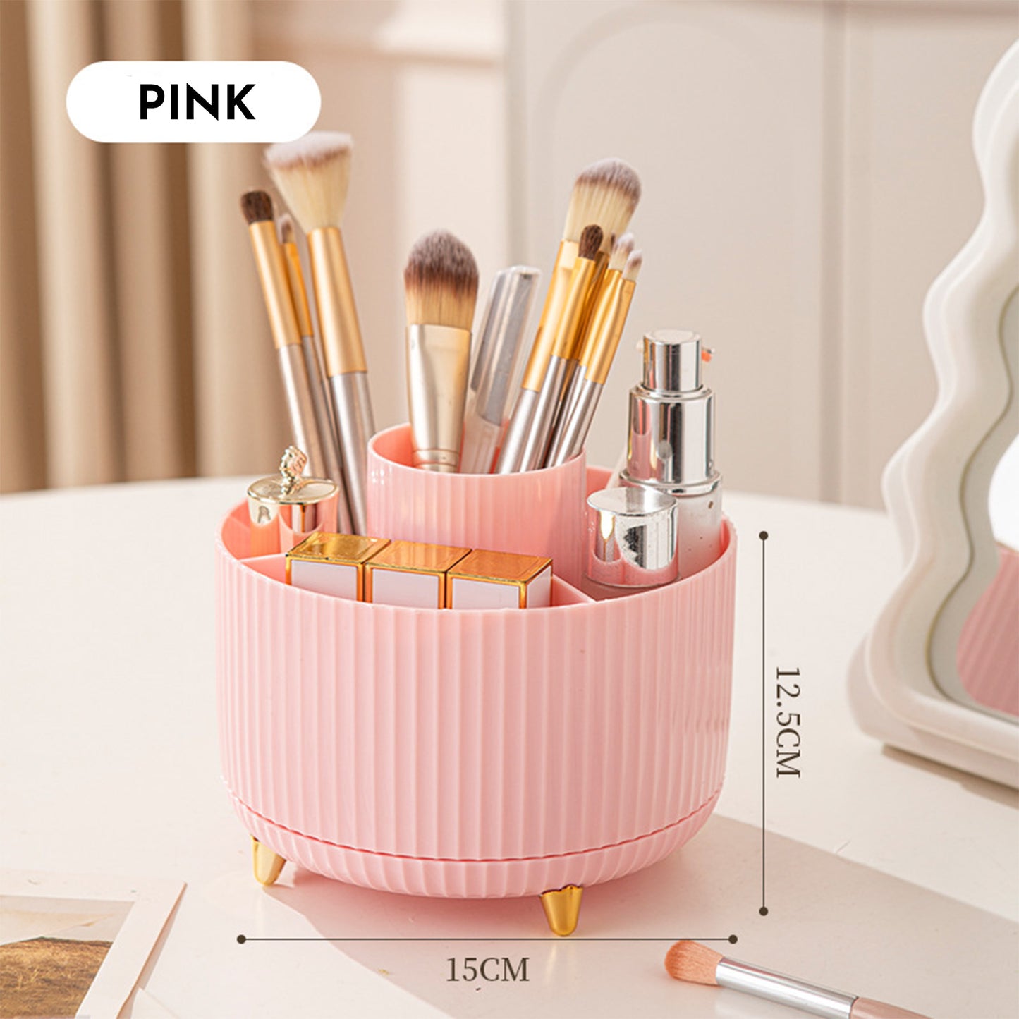 Organisateur Rotatif 360° pour Pinceaux Maquillage - BMYANY