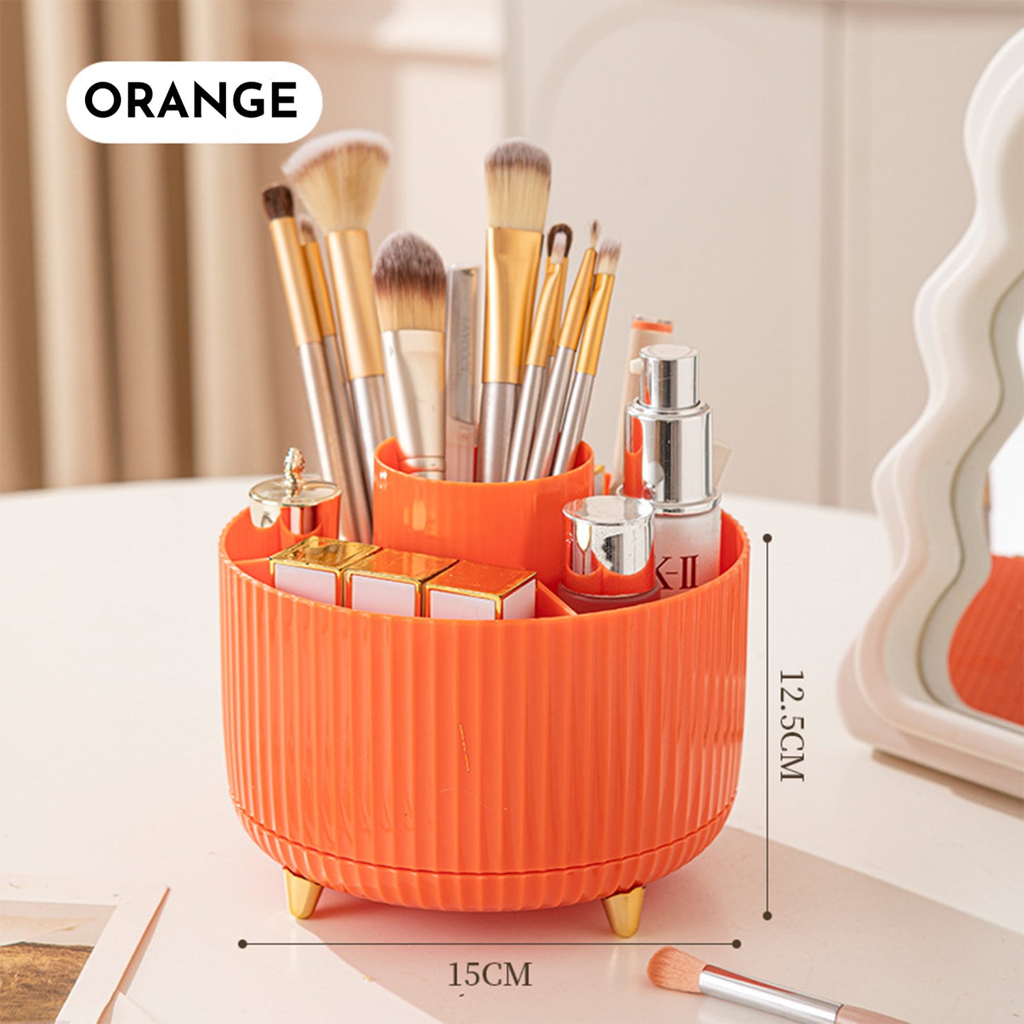 Organisateur Rotatif 360° pour Pinceaux Maquillage - BMYANY