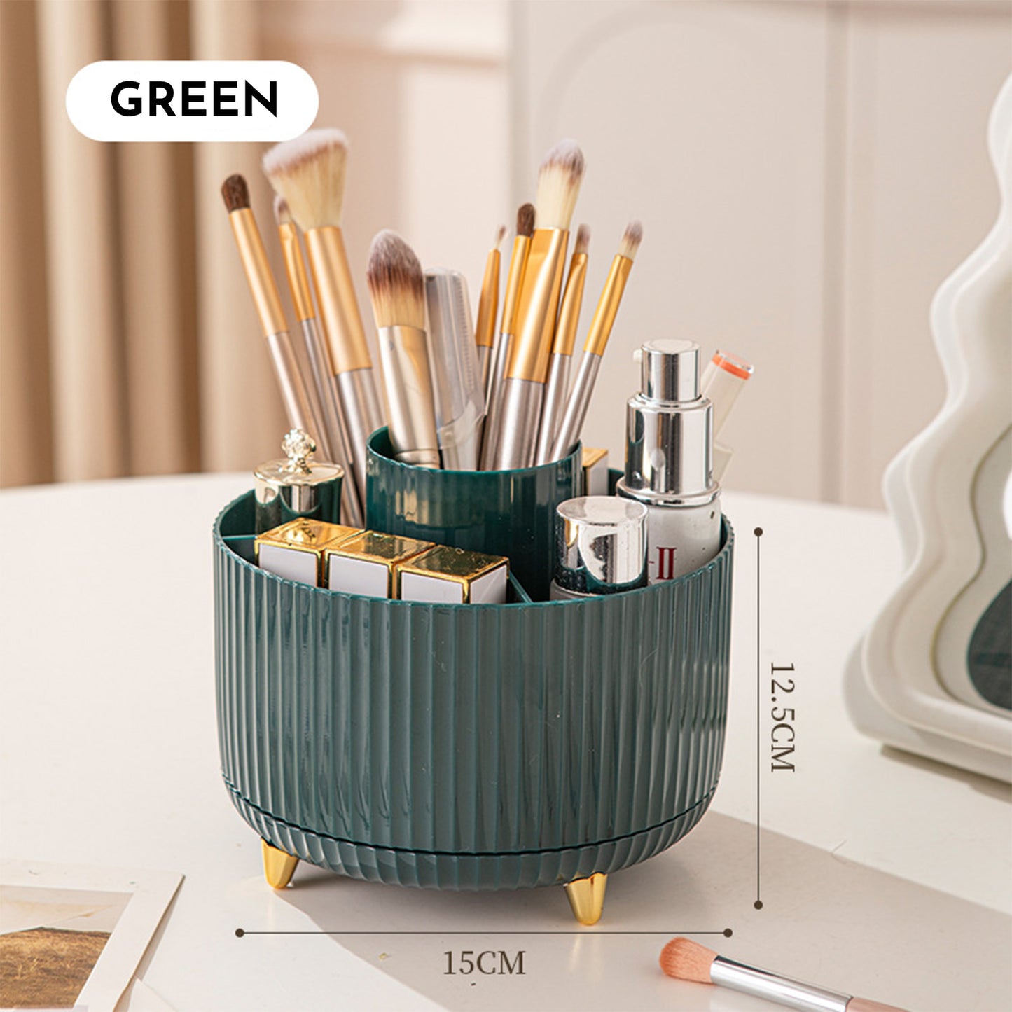 Organisateur Rotatif 360° pour Pinceaux Maquillage - BMYANY