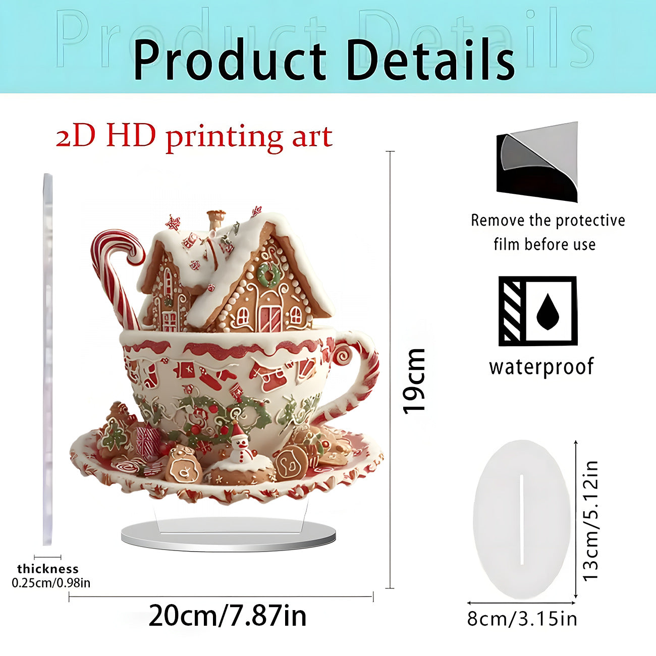 Ornements Décoratifs en Acrylique à Poser - BMYANY