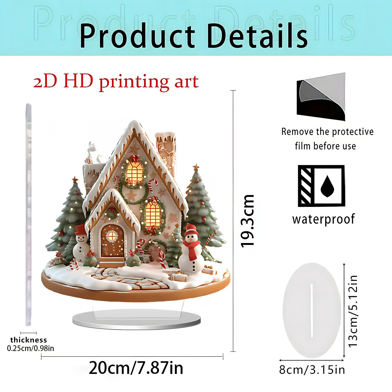 Ornements Décoratifs en Acrylique à Poser - BMYANY