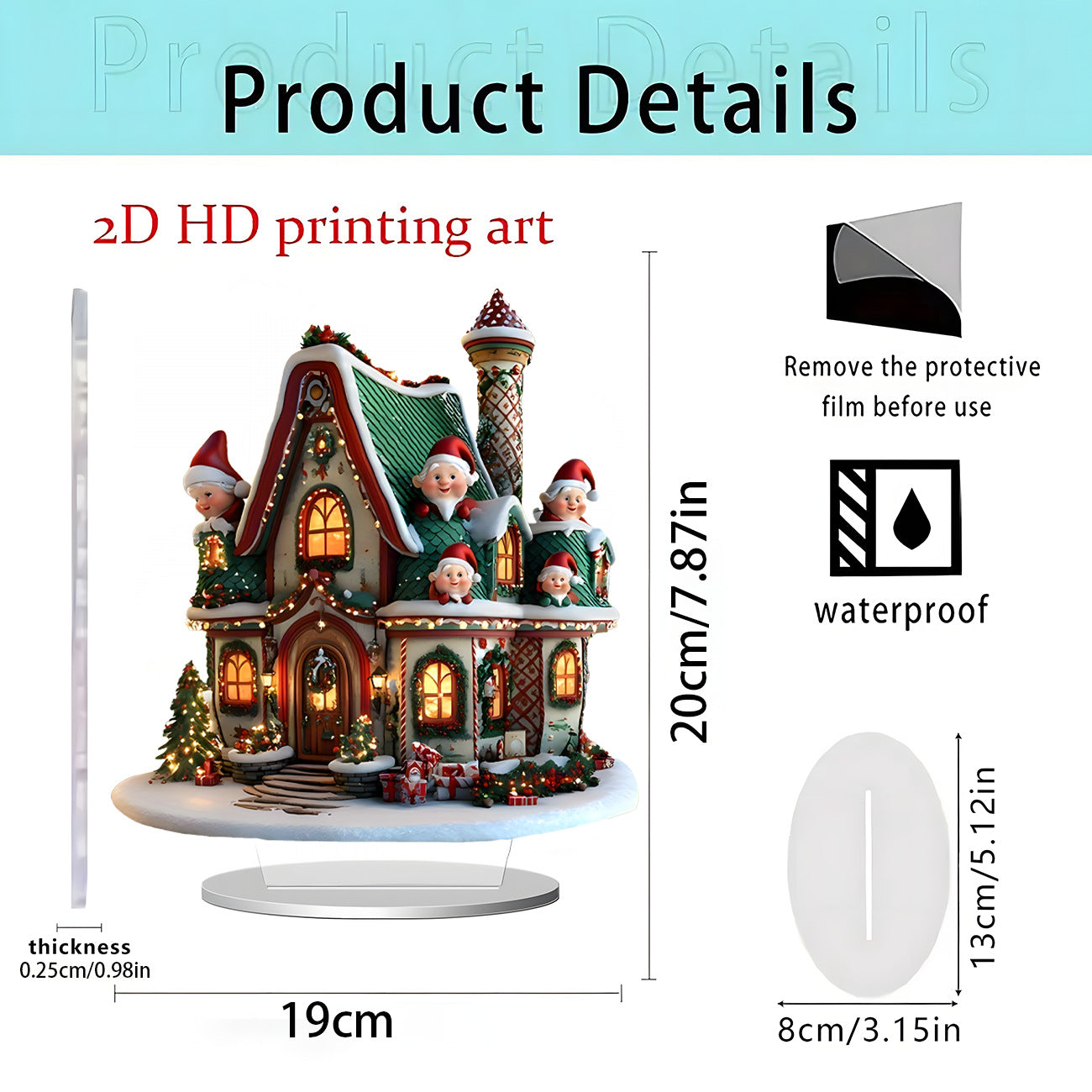 Ornements Décoratifs en Acrylique à Poser - BMYANY