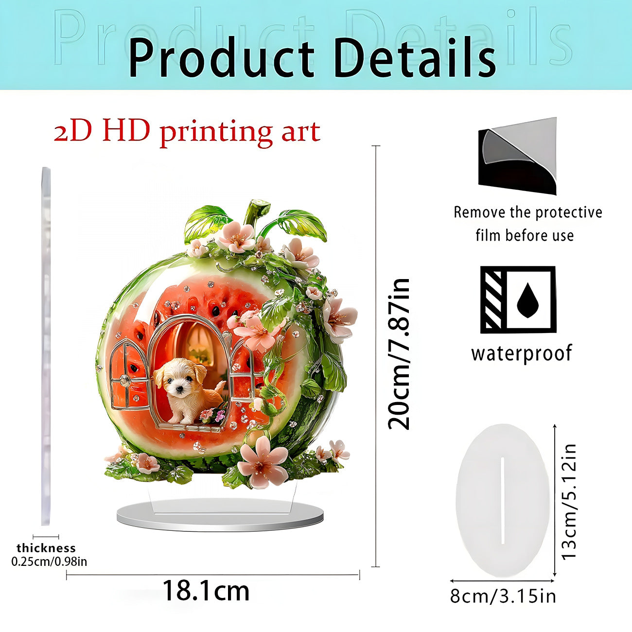 Ornements Décoratifs en Acrylique à Poser - BMYANY