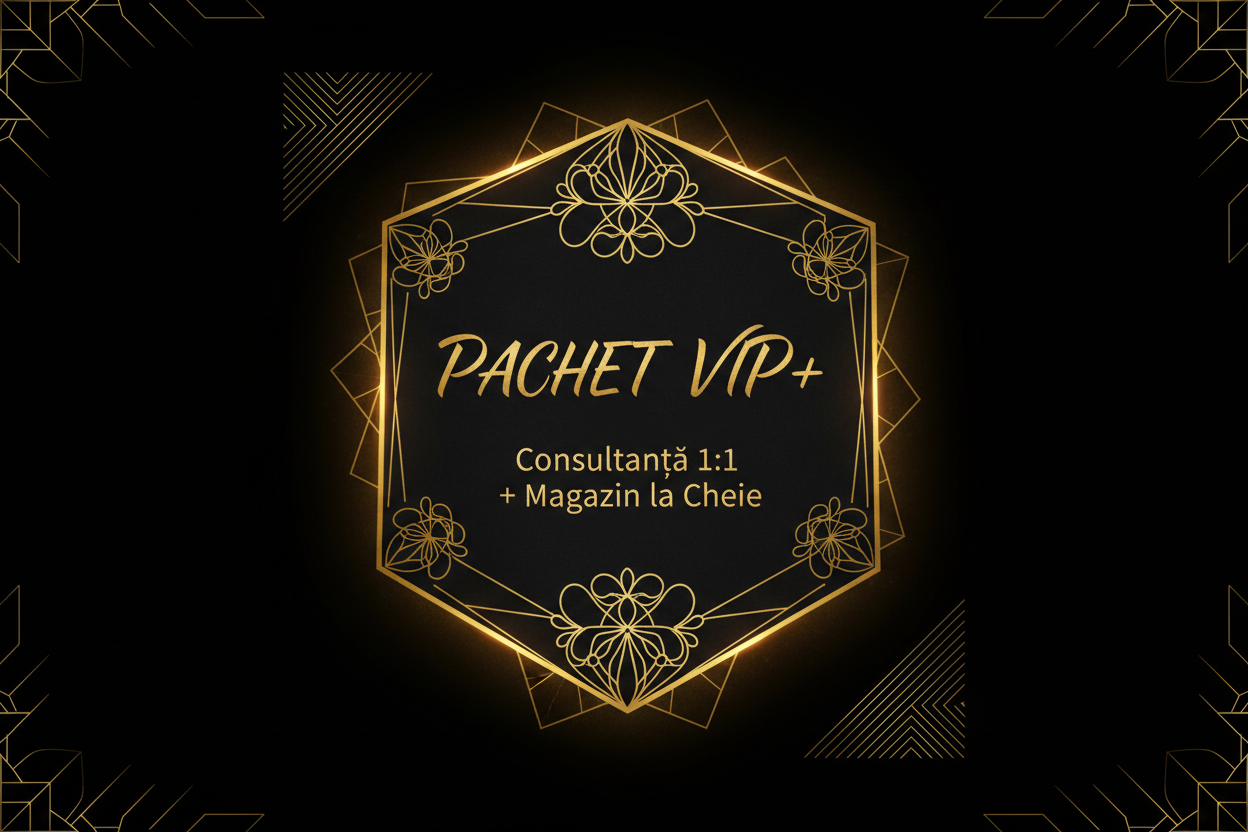 Pachet VIP+ Consultanță 1:1 + Magazin la Cheie 🔑 - BMYANY