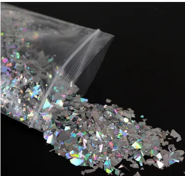 Paillettes Ongles Holographiques AB Irrégulières  Art DIY - BMYANY