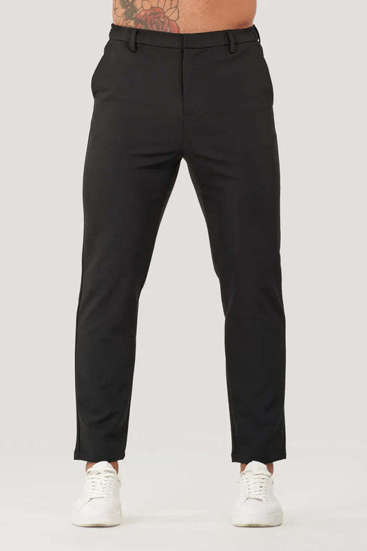 Pantalon Costume Homme Couleur Unie Business Casual Polyvalent - BMYANY
