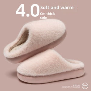 Pantoufles d’hiver doublées Coton - Antidérapantes Homme Femme - BMYANY