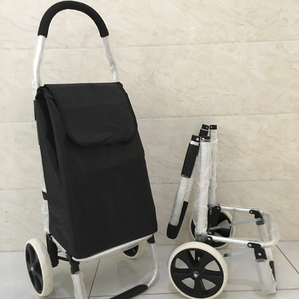 Parcours de chars Aluminium flexible - Caddie Roulant Léger Pratique - BMYANY