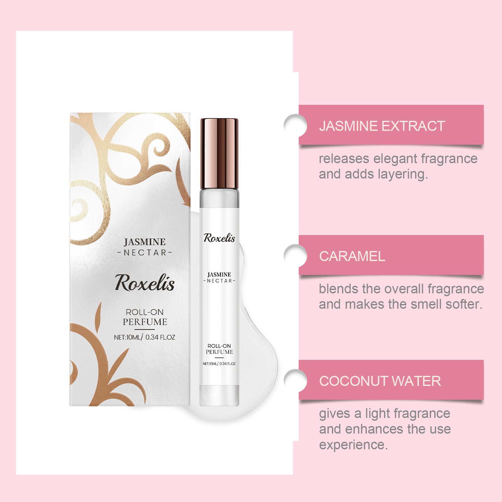 Parfum de Luxe Naturel Jasmin Fleur de Miel - BMYANY