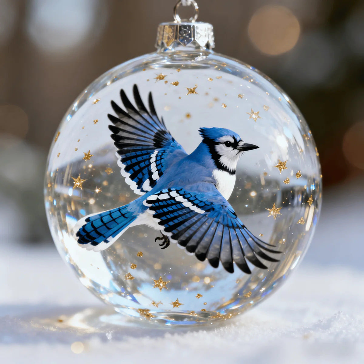 Pendentif Oiseau Naturel Ornement en Cristal - BMYANY
