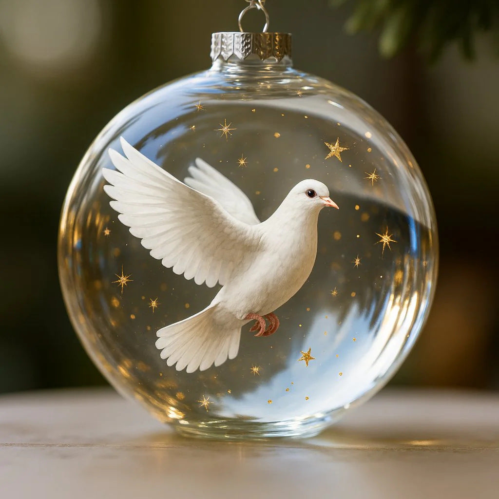 Pendentif Oiseau Naturel Ornement en Cristal - BMYANY