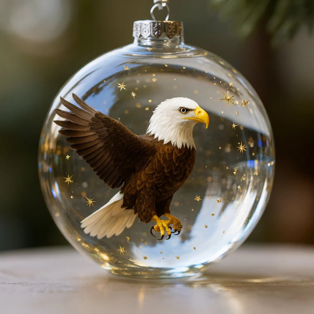 Pendentif Oiseau Naturel Ornement en Cristal - BMYANY