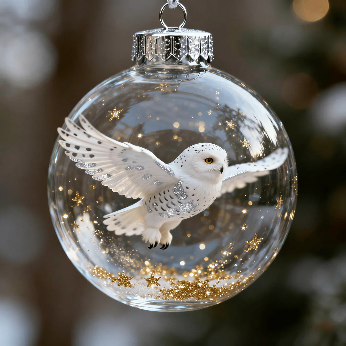 Pendentif Oiseau Naturel Ornement en Cristal - BMYANY