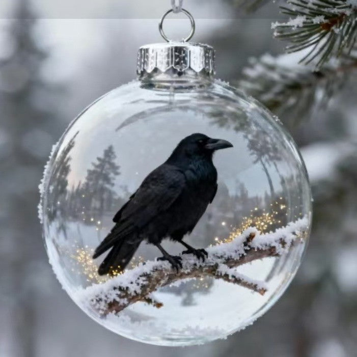 Pendentif Oiseau Naturel Ornement en Cristal - BMYANY