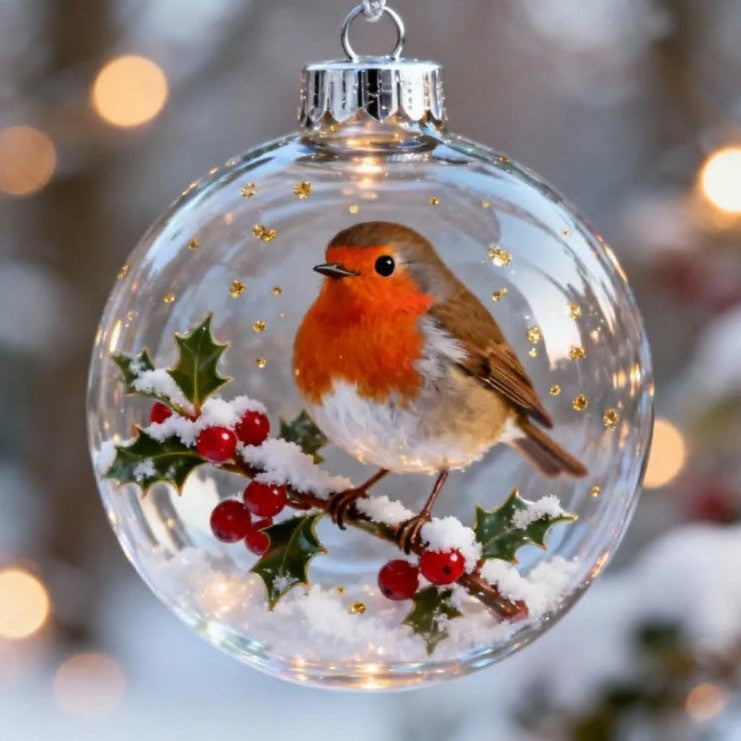 Pendentif Oiseau Naturel Ornement en Cristal - BMYANY