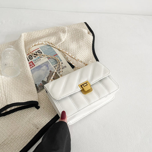 Petit Sac Carré Femme Bandoulière Chaîne Style Tendance - BMYANY