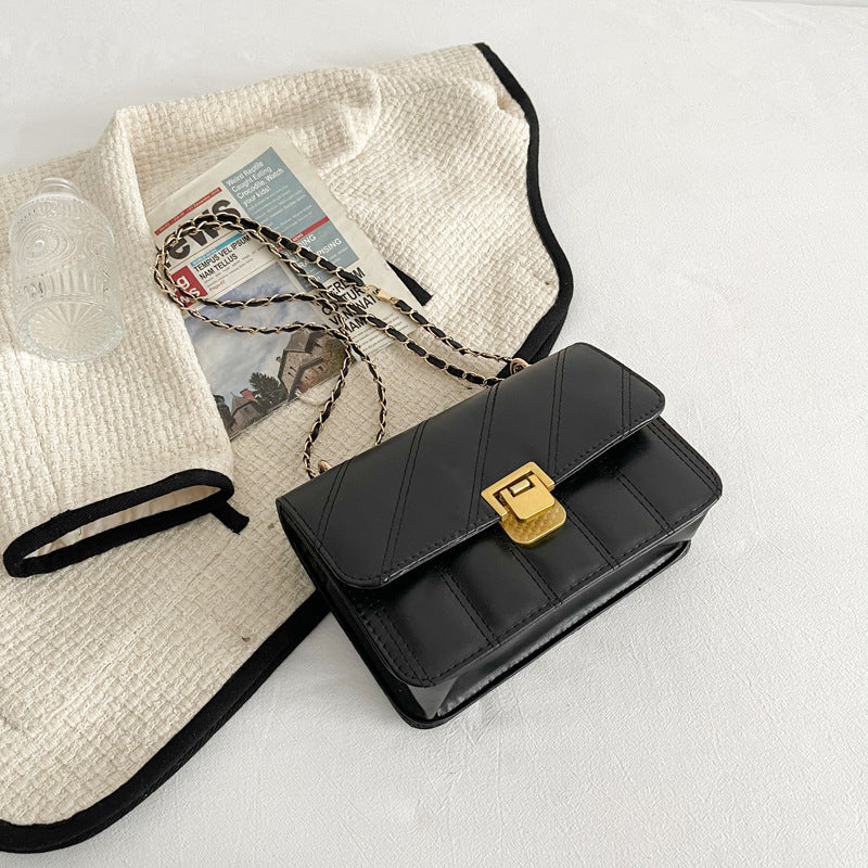 Petit Sac Carré Femme Bandoulière Chaîne Style Tendance - BMYANY