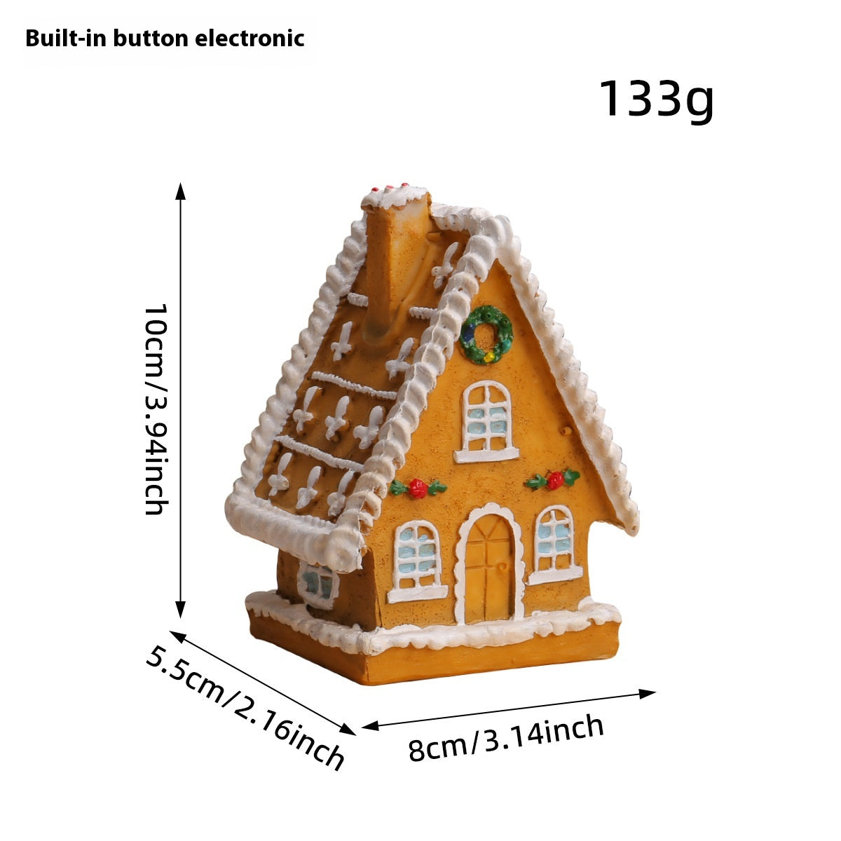 Petite Maison de Noël Lumineuse - Décoration Paysage Miniature - BMYANY