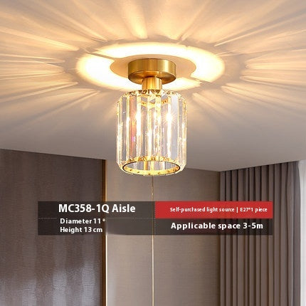 Plafonnier Luxe Cuivre - BMYANY