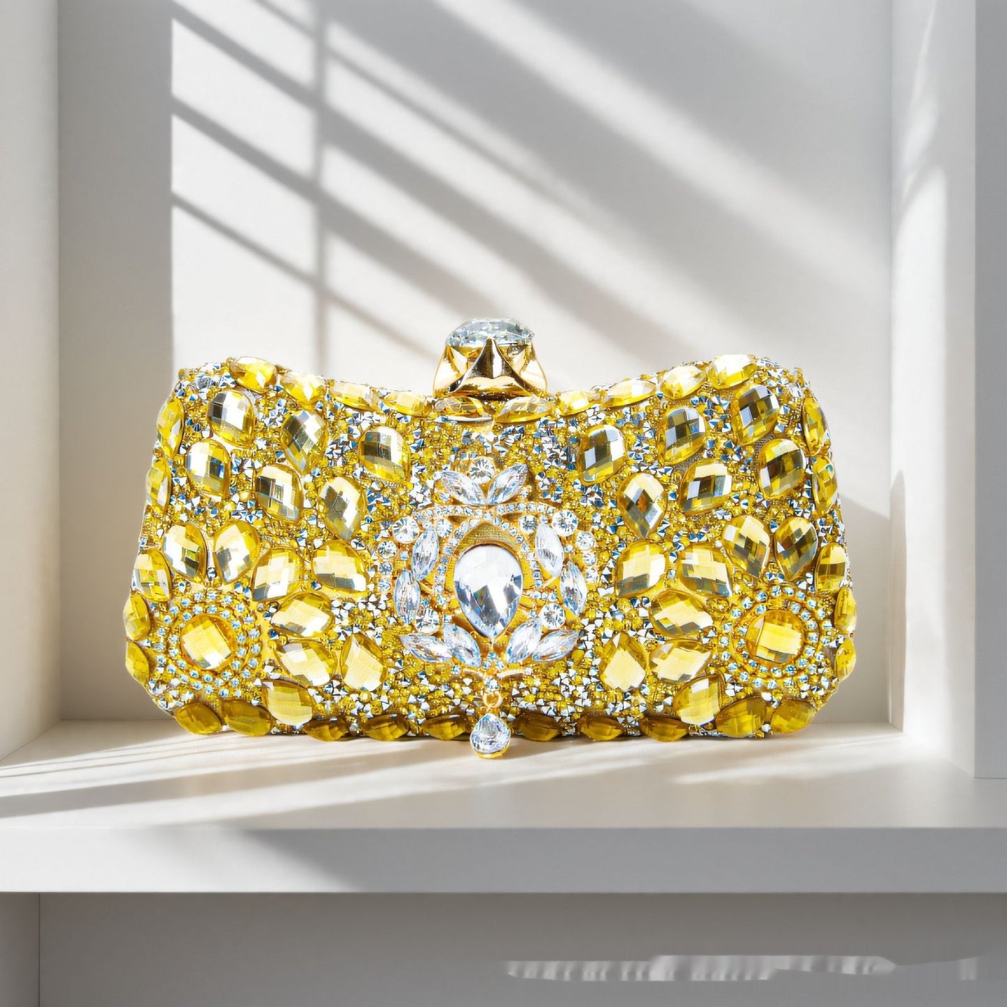 Pochette de Soirée Strass Diamants Dîner Cocktail Réception - BMYANY