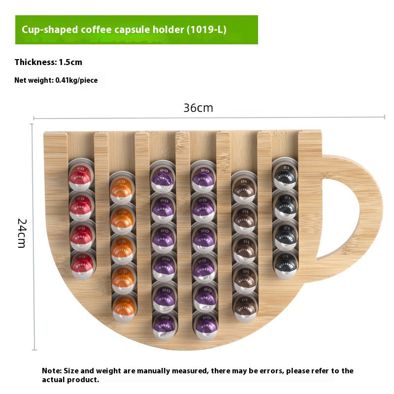 Porte Capsules de Café Rotatif en Acrylique - BMYANY